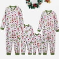 thumbnail image 2 of Conjunto de pijama de manga larga con estampado de gnomos navideños para toda la familia (resistente al fuego), 2 of 5