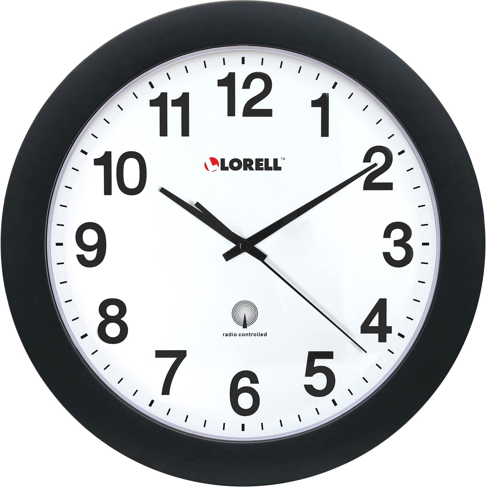 Lorell, LLR60997, 12 Round Radio Controlled Wall Clock, 1