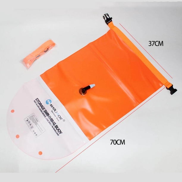 Bouée De Remorquage Nage Eau Libre – 28 L, Vert, 2 Chambres à Air, étui Téléphone étanche Inclus, Ceinture Réglable
