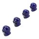 thumbnail image 2 of 4 Pcs Skull Valve Stem Caps Blue Car Wheel Tires Valve Stem Caps Universal for Car Truck Bike Motorcycle, 2 of 3