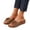 Brown, variant on longantii Orthopedic Casual Sandals for Women Non Slip Slip on Arch Support Summer Flat Sandals Wide Hiking Shoes 2026 Comfort Foam Shoes Blue