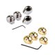 thumbnail image 3 of Soidarity Perilla de volumen en forma de esqueleto, 4 Uds., perilla de Control de tono de guitarra eléctrica, piezas de instrumentos musicales tipo M6 Accesorios para instrumentos musicales plata Soidarity OD0073-01, 3 of 6