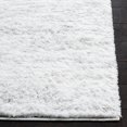 thumbnail image 3 of SAFAVIEH Berber Dacre Abstract Shag Area Rug, 11' x 15', Ivory/Light Grey, 3 of 8