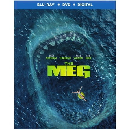 The Meg (Blu-Ray + DVD + VUDU Digital) (Jason Statham Best Scenes)