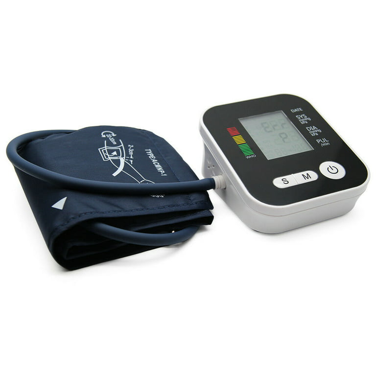HealthTree Rechargeable Blood Pressure Monitor Sphygmomanometer Electronic BP  Cuff LCD Screen Upper Arm Heart Beat Monitor - AliExpress