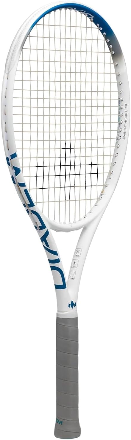 Diadem Dream Performance Tennis Racket - Advanced Shock Absorption, Oversized Head, Power, and Control, Lightweight, Ideal for All Levels (Dream 105, Grip Size: 4 1/8" (L1)) (Unstrung)