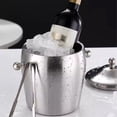 thumbnail image 4 of 1.2L Stainless Steel Ice Bucket With Handle Double Layer Champagne Bucket For Bar Party, 4 of 6