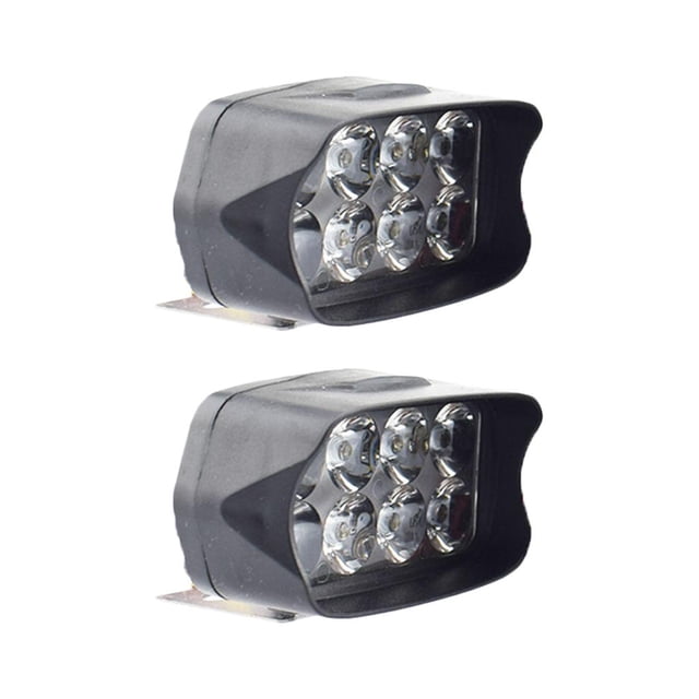 Motocicleta 12V 8 LED 2pcs Auxiliares Antiniebla 12V 12w Zulema Luces de conducción Luz de trabajo