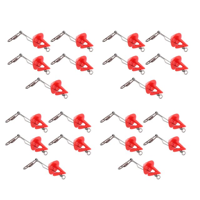 20x Escudo Trace Puller de material acero Inoxidable shamjiam Removedor de anzuelos de pesca