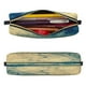 thumbnail image 2 of Disketp Retro Wooden Estuche de Lápices de Cuero con Cierre, Estuche Compacto para Papelería, Bolígrafos y Accesorios Pequeños, 2 of 7