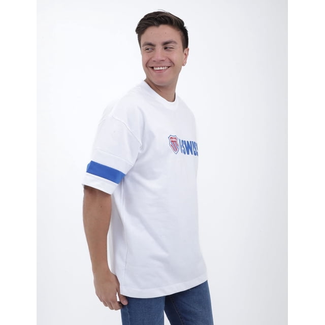 Playera Hombre K-Swiss Oversize Color Blanco