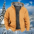 thumbnail image 5 of Njoeus Heavy Sherpas Hoodies for Men Full Zip Up Sweatshirt Hooded Thick Fleeces Lined Jacket Warm Winter Coat for Men Big & Tall S-5XL, 5 of 5