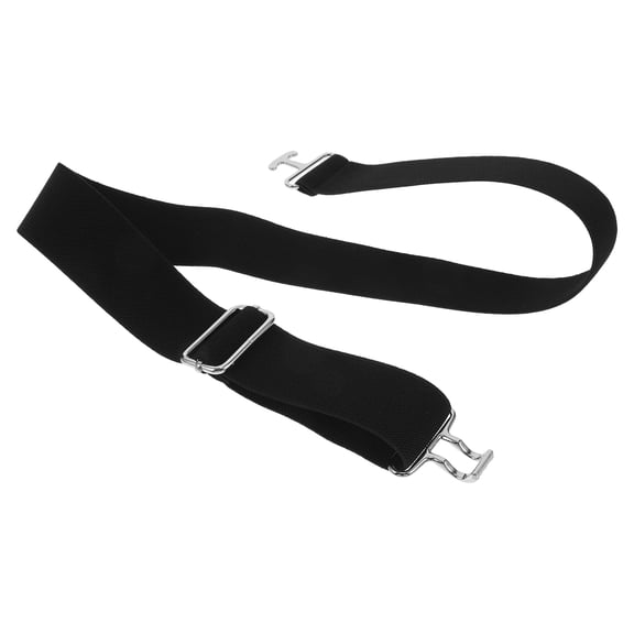 LITINKIMI Classic Black Elastic Horse Riding Belt with Adjustable Buckle