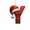 Y, variant on yulier Initial Letter Christmas Ornaments, Red Personalized Christmas Initial Ornaments, Christmas Tree Decoration Monogram Shape Hanging Pendant Xmas Gifts for Family