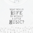 thumbnail image 4 of Inktastic Music Lover Musician Quote Girls Baby Dress, 4 of 5