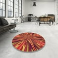 thumbnail image 3 of Ahgly Company Indoor Rectangle Patterned Papaya Orange Area Rugs, 3' x 5', 3 of 6