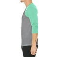 thumbnail image 2 of Hat and Beyond Men's Baseball Raglan 3/4 Sleeve Plain Jersey Team Uniform Athletic T-Shirts, 2 of 7