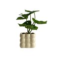 thumbnail image 2 of Plastic Artificial Potted Plants 1 Pc Green Artificial Potted Plant Plastic Fake Greenery for Office Living Room Desktop Indoor Decor Rkxzt, 2 of 9