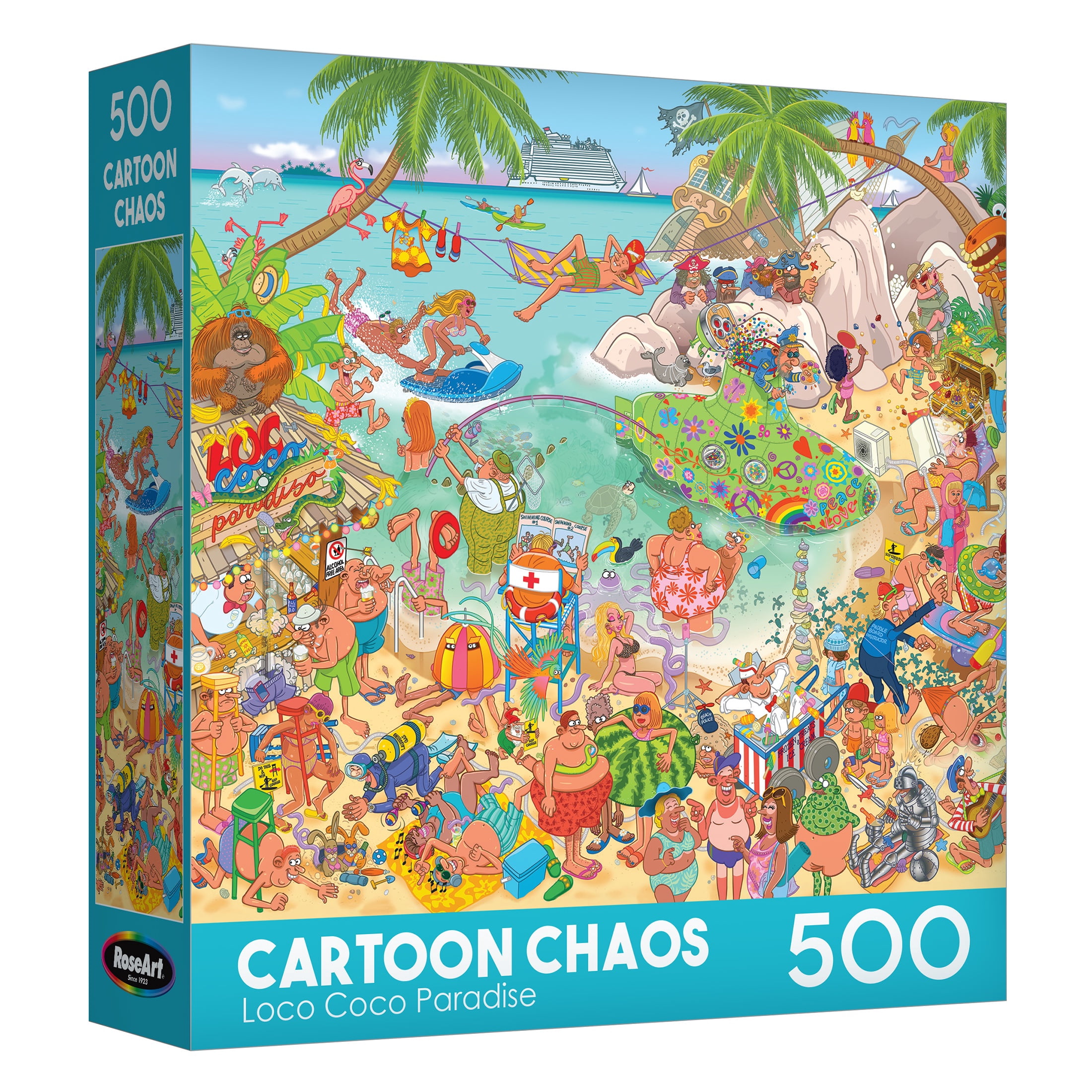 Cartoon Chaos 500pc - LOCO COCO PARADISE