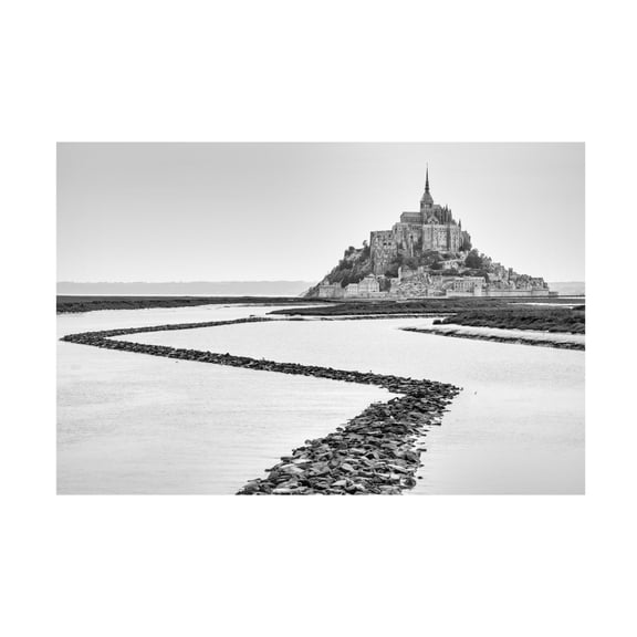 Trademark Fine Art Michelle Degryse Mont Saint Michel 3 Canvas Wall Art