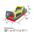 thumbnail image 3 of TentandTable Giant Inflatable Obstacle Course with Rock Climbing Wall, Slide, Tunnel, Commercial Bouncer with Blower, 30' x 11' x 11' Retro Theme, 3 of 8
