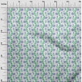 thumbnail image 3 of oneOone Viscose Chiffon Green Fabric Asian Block Sewing Fabric By The Yard Printed Diy Clothing Sewing Supplies 42 Inch Wide, 3 of 4