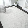 thumbnail image 5 of JONATHAN Y IBIZA 5 x 8 Area Rug, Peralta Moroccan Diamond - Ivory, IBZ103D-5, 5 of 9