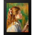 thumbnail image 2 of Renoir, Pierre-Auguste 19x24 Black Modern Framed Museum Art Print Titled - Reading 1892, 2 of 5