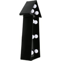 SOPOTUTU Black LED Arrow Sign Light Battery Operated Wall Decor with 7 Leds Warm Glow