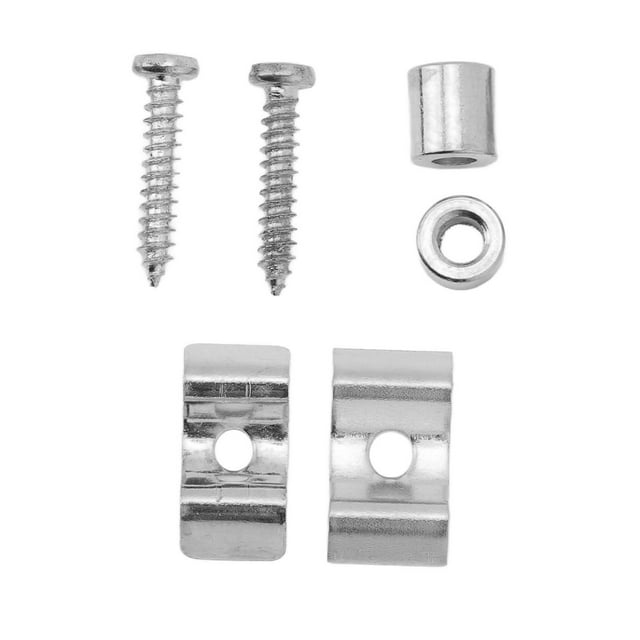 Guitar String Retainer, Guitar String Guide Iron Robust 2PCS High Hardness For Replacement Black,Silver,Golden