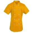 thumbnail image 1 of Manteau de Chef pour Femmes à Manches Courtes Chemise de Chef Manteau de Cuisinier Uniforme de Barista Boulanger Vêtements de Restaurant Chemise de Barista, 1 of 3