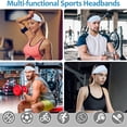 thumbnail image 4 of Diadema deportiva de 3 uds, correr al aire libre, fitness, yoga, diadema absorbente de sudor, pañuelos para la cabeza para hombres y mujeres, 4 of 6