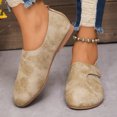 thumbnail image 4 of Chaussures de Marche Femme Bout Rond Solide Respirant Plat Automne Tendance Confort, 4 of 9