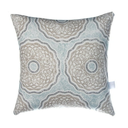 - Glenna Jean Luna Orbs Pillow, Iceberg/Taupe/Glacier/Sky