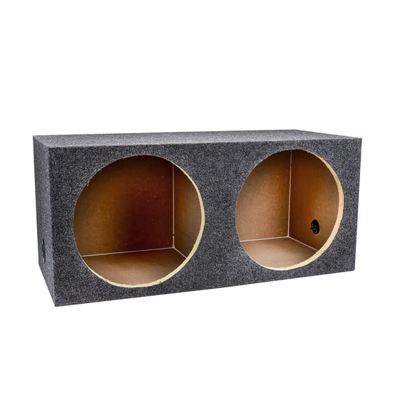 QPower 15 Inch Heavy-Duty Dual Sealed Vehicle Subwoofer Enclosure