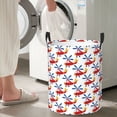 thumbnail image 6 of Uemuo Cartoon Helicopter Pattern Circular Laundry Hamper Basket with handles,Collapsible laundry basket,Large capacity laundry hamper,Laundry Organizer-Medium, 6 of 8