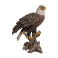 thumbnail image 2 of Hi-Line Gift Ltd. Bald Eagle On Stump W/Wings Out Statue, 2 of 4
