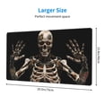 thumbnail image 2 of Sikiie Cyber Skeleton With Tattoos Mouse Pad, 16x29.5 Mousepad Desk Mat in Anti-Slip Rubber Mousepads Mat for Game Office Laptop Computer, 2 of 8
