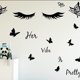 thumbnail image 5 of Calcomanía de pared artística, pegatinas de decoración de pared en vivo de vinilo citas motivacionales para dormitorio, letrero de pared extraíble Mural DIY decoración del hogar 26cm * 28cm JAMW Sencillez, 5 of 5