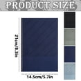 thumbnail image 3 of Zhenhongyql A5 Leather Notebook Journal Lined Notebook With Ribbon Bookmark 200 Pages 100gsm Thick Paper Hardcover Writing Notebook For Work School, 3 of 4