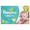 thumbnail image 1 of Pampers Baby Dry Diapers - Super Pack, 1 of 1