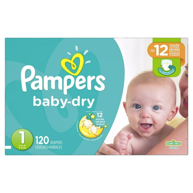 Pampers Baby Dry Diapers - Super Pack
