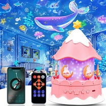 21 Sets of Films Projector Night Light for Kids, Star Projector for Bedroom, Ceiling, Kids Night Light with 360° Rotation Dimmable for Girls Boys, Birthday, Christmas, Nursery, Room Decor
