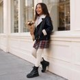 thumbnail image 2 of DREAM PAIRS Girls' Combat Ankle Boots, Lace-Up Boots with Side Zipper, Adjustable Fit, Round Toe and Anti-Slip Outsole, 2 of 6