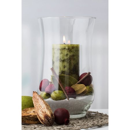 Libbey Angela 4 Piece Glass Hurricane Vase Set 13 Inch Walmart Com