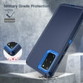 thumbnail image 4 of Compatible with Samsung Galaxy S20 Plus Case,3-Layer Military Grade Drop Protection Anti-Slip Bumper Rugged Shockproof Dustproof Protection 6.7 inch Phone Case,Navy Blue, 4 of 5