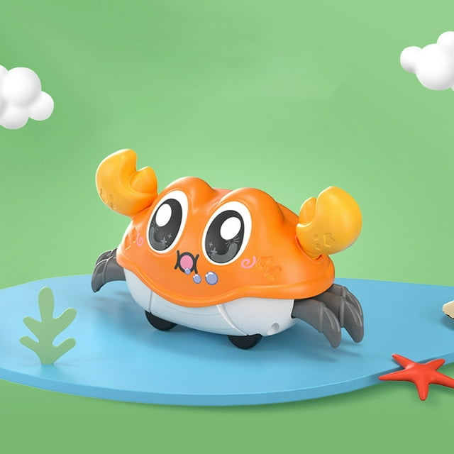 Children's Double Pull-Back Crab Toy - Anti-Border Crawling Escape Toy, ABS Material Exotic Fun