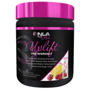 NLA for Her, Uplift Pre Workout Powder, Raspberry Lemonade, 40 Servings