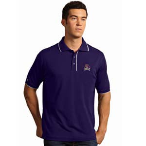 East Carolina Mens Elite Polo Shirt (Color Purple)