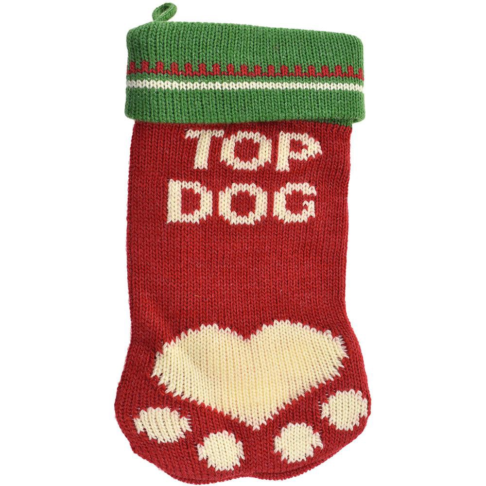 Details about   Dog Christmas Stocking Dressed in Sweater or Reindeer 12in tall 
